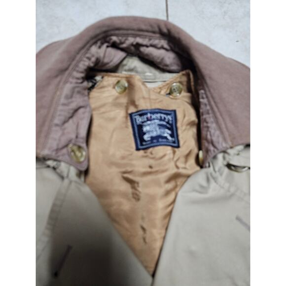 Vintage Burberrys London Burberry trench coat wool liner and collar size 50 reg - Picture 8 of 16